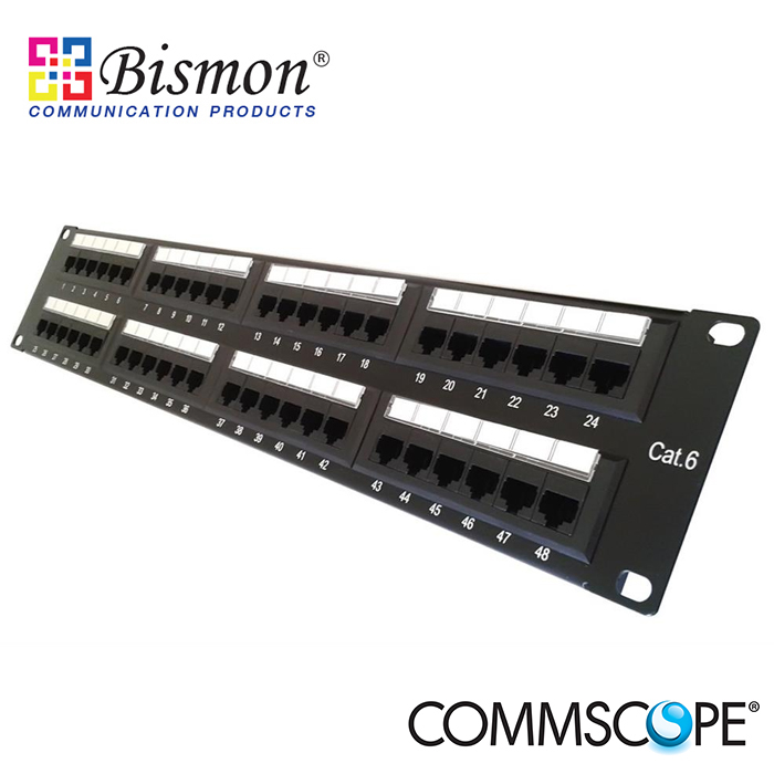 Commscope-Discrete-Distribution-Module-Panel-SL-UTP-2U-48-Port
